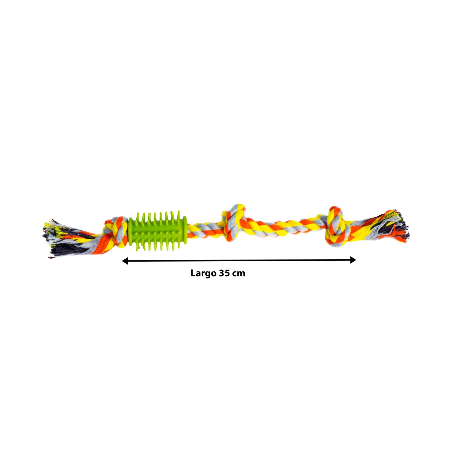 Juguete Trenza Limpia Dientes Cocker Perro Azul 3