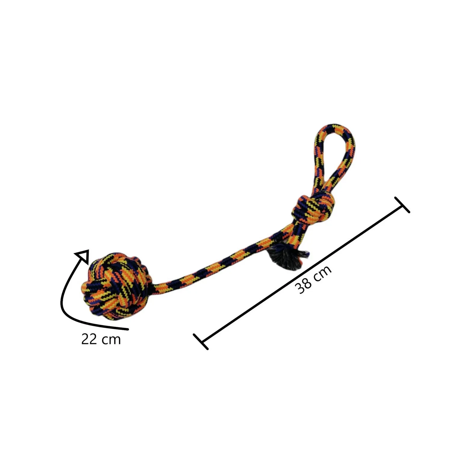 Juguete Perro Trenza Golden Talla S Morado 4
