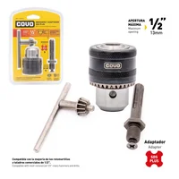 Mandril 1/2 Convertidor SDS Plus