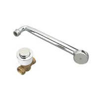 Grifería Ducha Antivandalica Con Codo De Regadera Empotrada Institucional Alto Desempeño Consumo 4.8 l/ciclo
