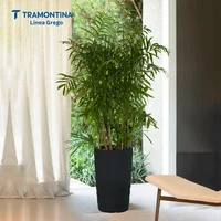 Maceta Tramontina Grego En Polietileno Granito Estelar 65 Cm