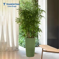 Maceta Tramontina Grego En Polietileno Verde Oliva 80 Cm