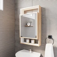 Gabinete Espejo Roma 75x43x16cm Miel Blanco Sensi Dacqua