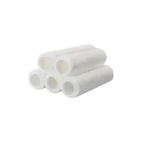 Cubiertas Para Rodillos De Pintura Nylon Blanco Paquete De Cinco
