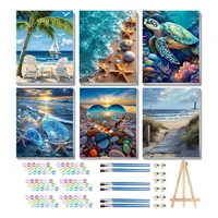 Kit De Pintura Por Números Con Marco Para Adultos Principiantes