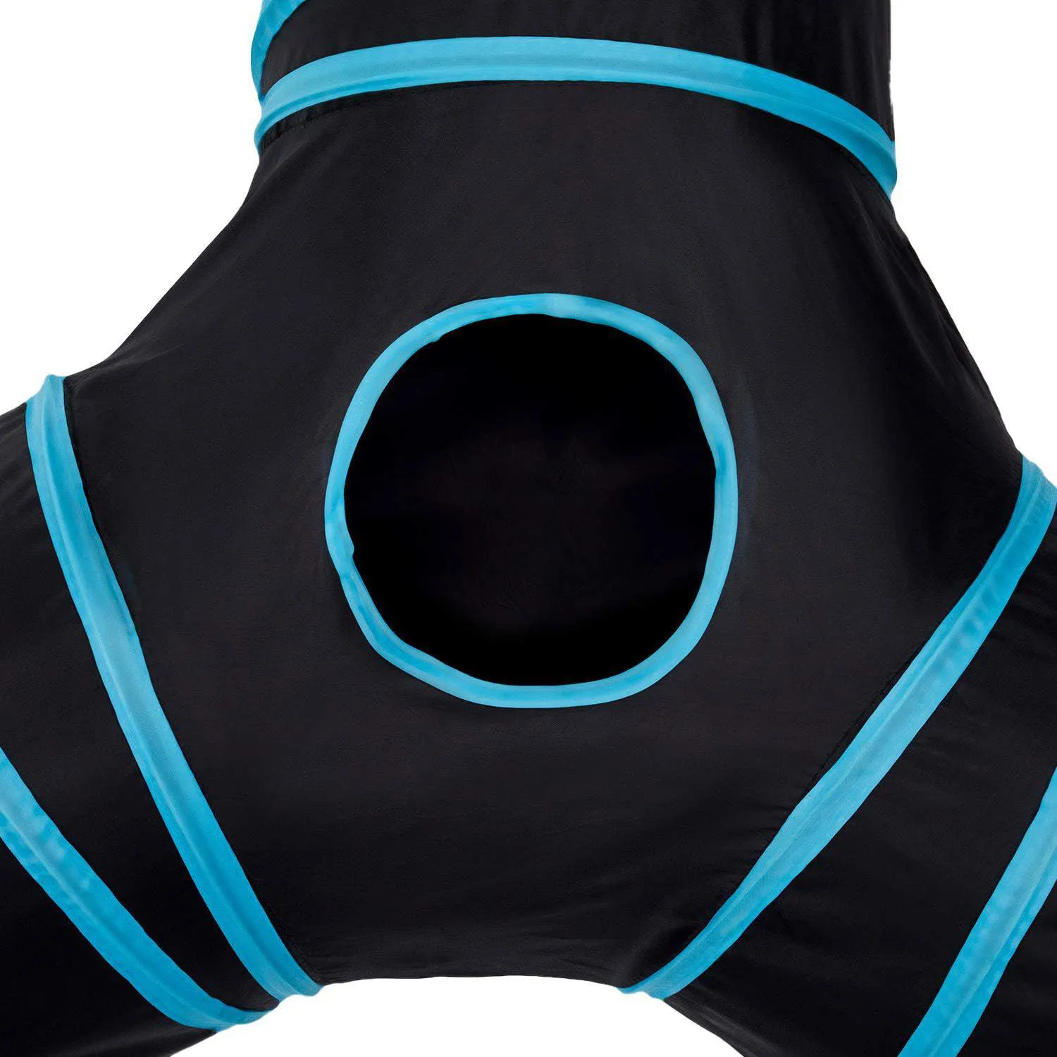 Túnel Interactivo Para Gatos De Tres Vías Plegable Con Pelota Colgante 7