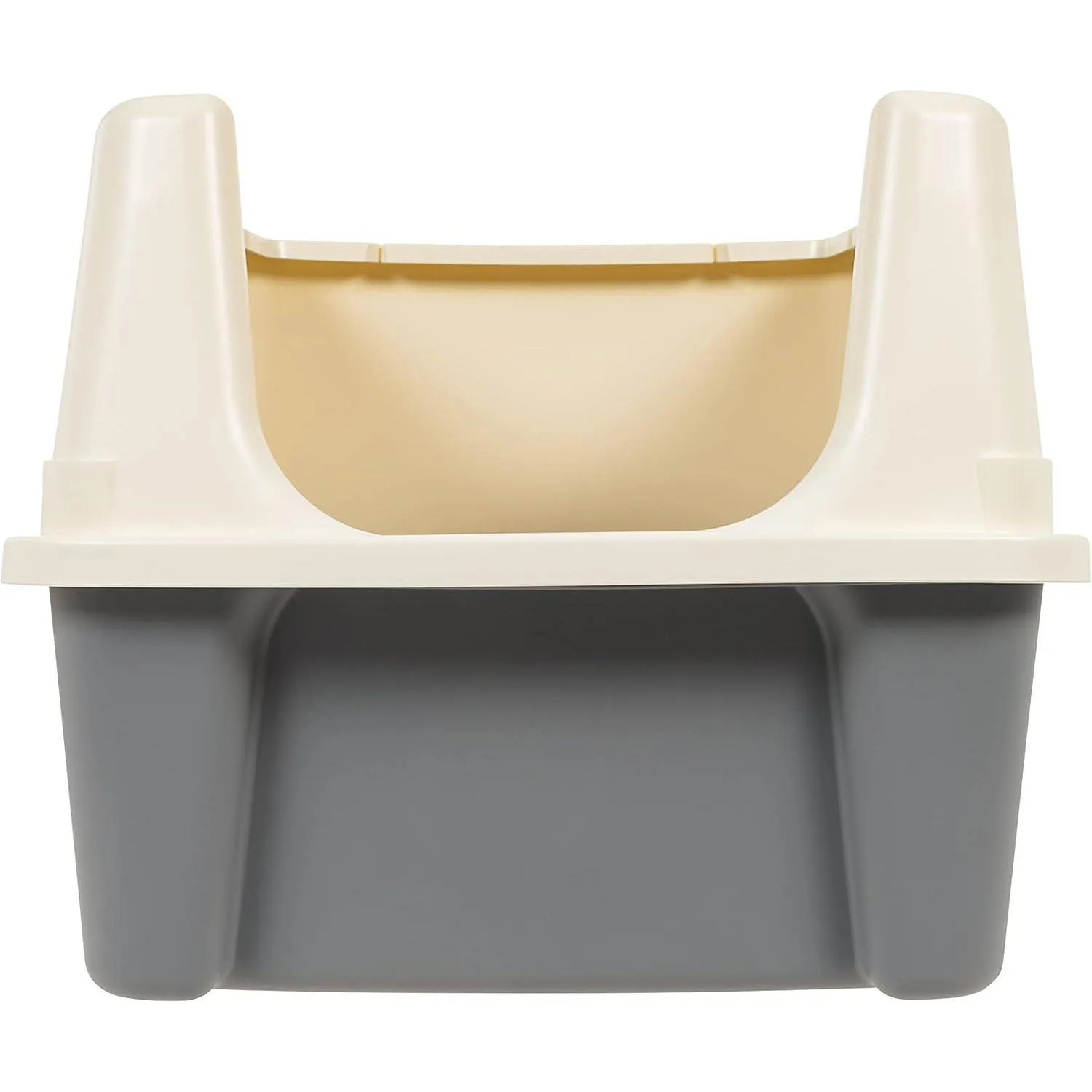 Caja De Arena Para Gatos Amazon Basics Grande Con Lados Altos Y Cuchara Incluida 4