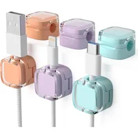Organizador Magnético de Cables 6 Pack Ajustables y Adhesivos