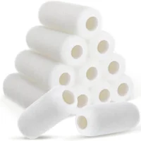 Fundas De Rodillo De Lana De Cordero Para Pintura Paquete De Doce Qunclay
