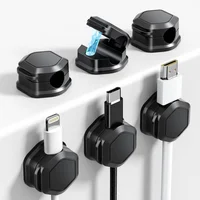 Organizador de Cables Magnéticos Cuworlis con Clips Ajustables Durable y Compacto