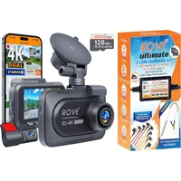 Cámara Para Auto ROVE 4K Con Doble Grabación y GPS Integrado