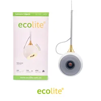 Luminaria Colgante 6w Luz Calida Esfera Blanca 480lm