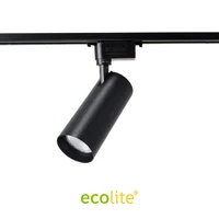 Spot Led 20w Luz Calida 1600lm Negro
