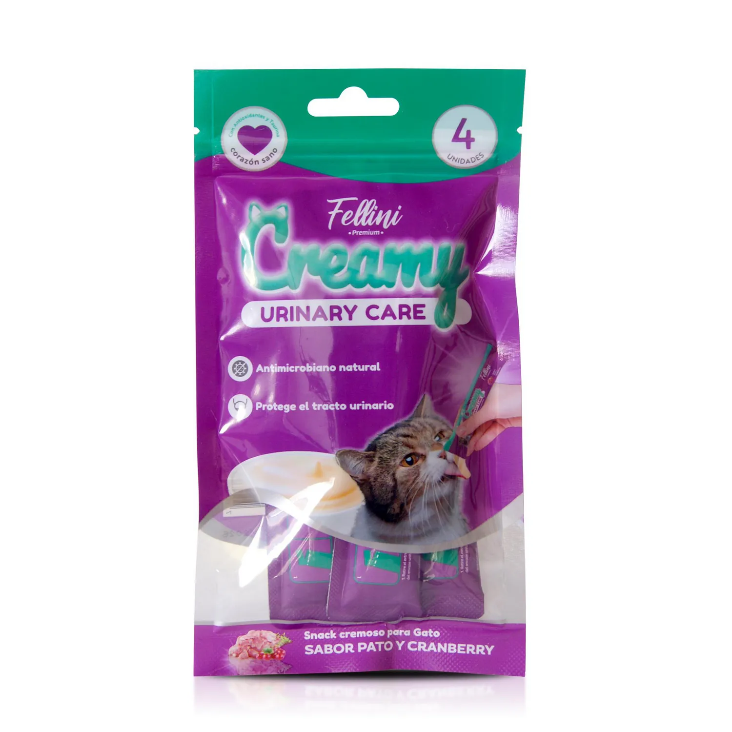 Snack Para Gato Húmedo Creamy Urinary X 4 Unidades