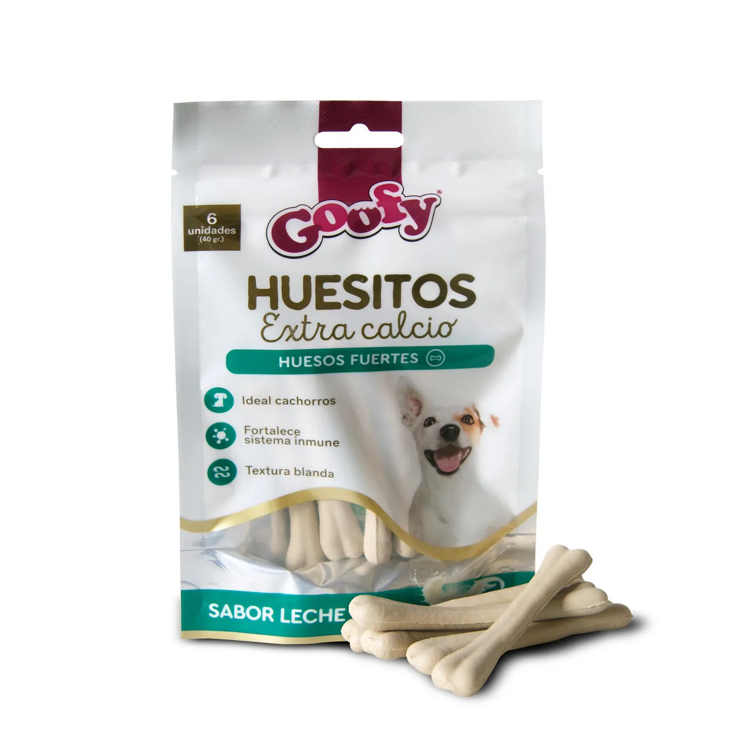 Snack Para Perro Huesito Extracalcio X 40 Gramos 3
