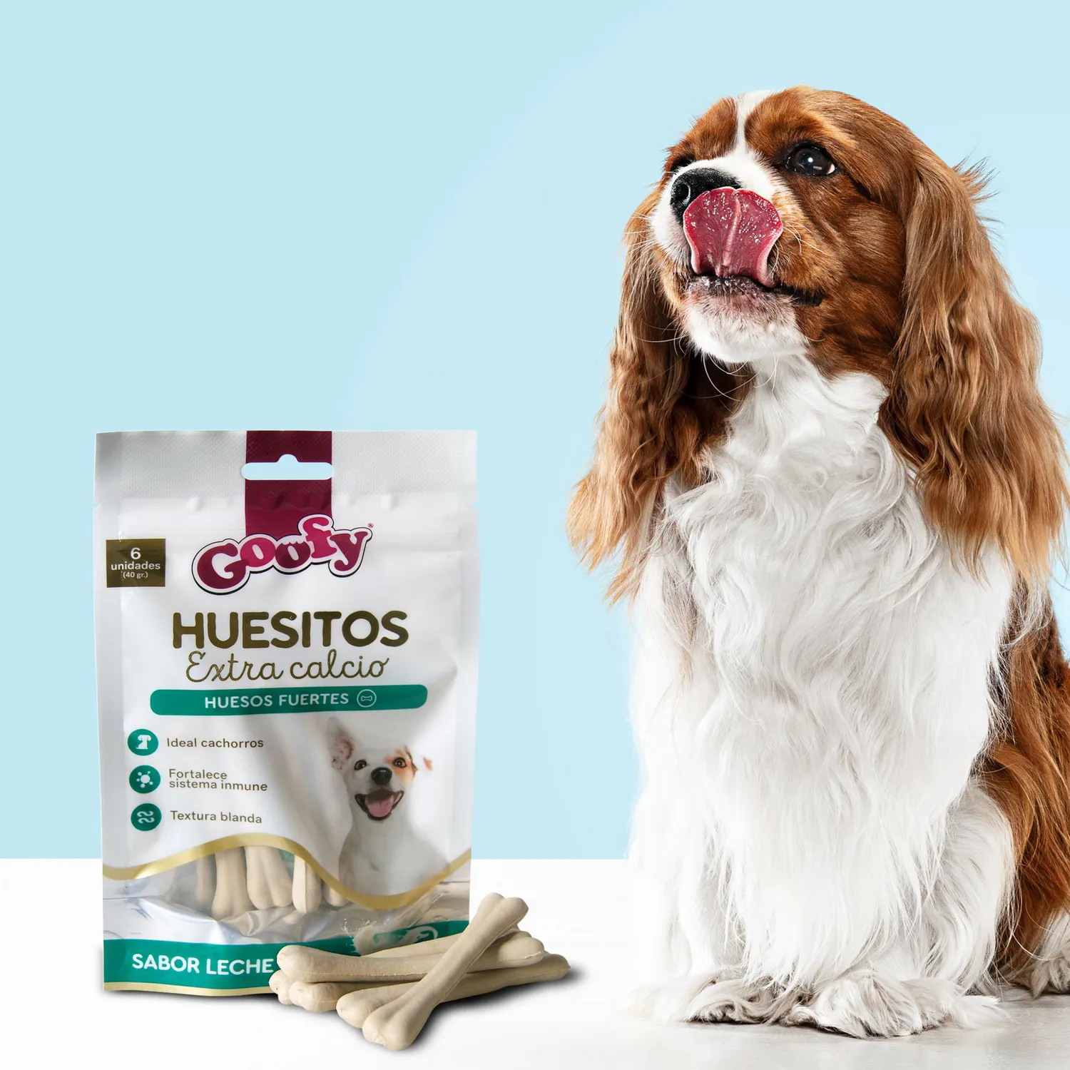 Snack Para Perro Huesito Extracalcio X 40 Gramos 4