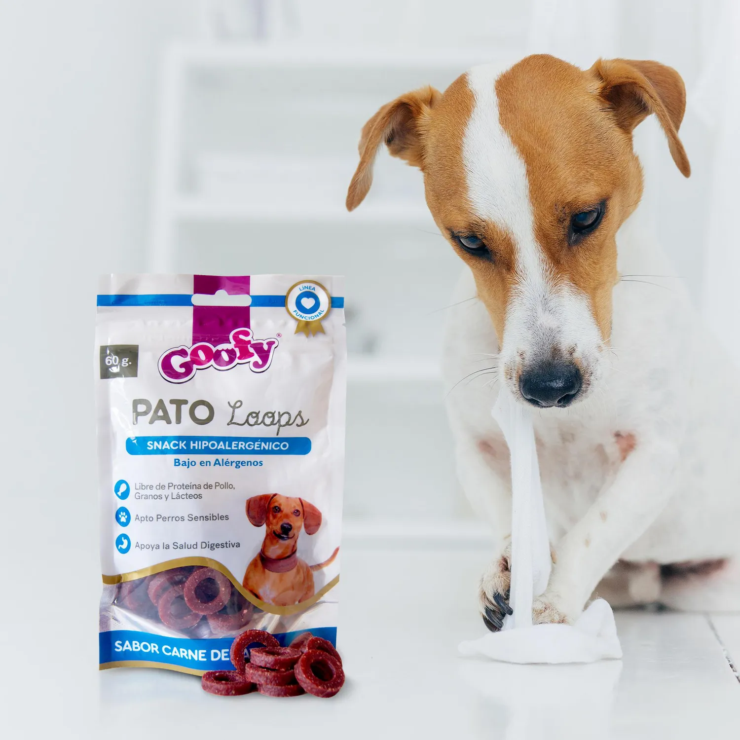 Snack Para Perro Pato Loops X 60 Gramos 4