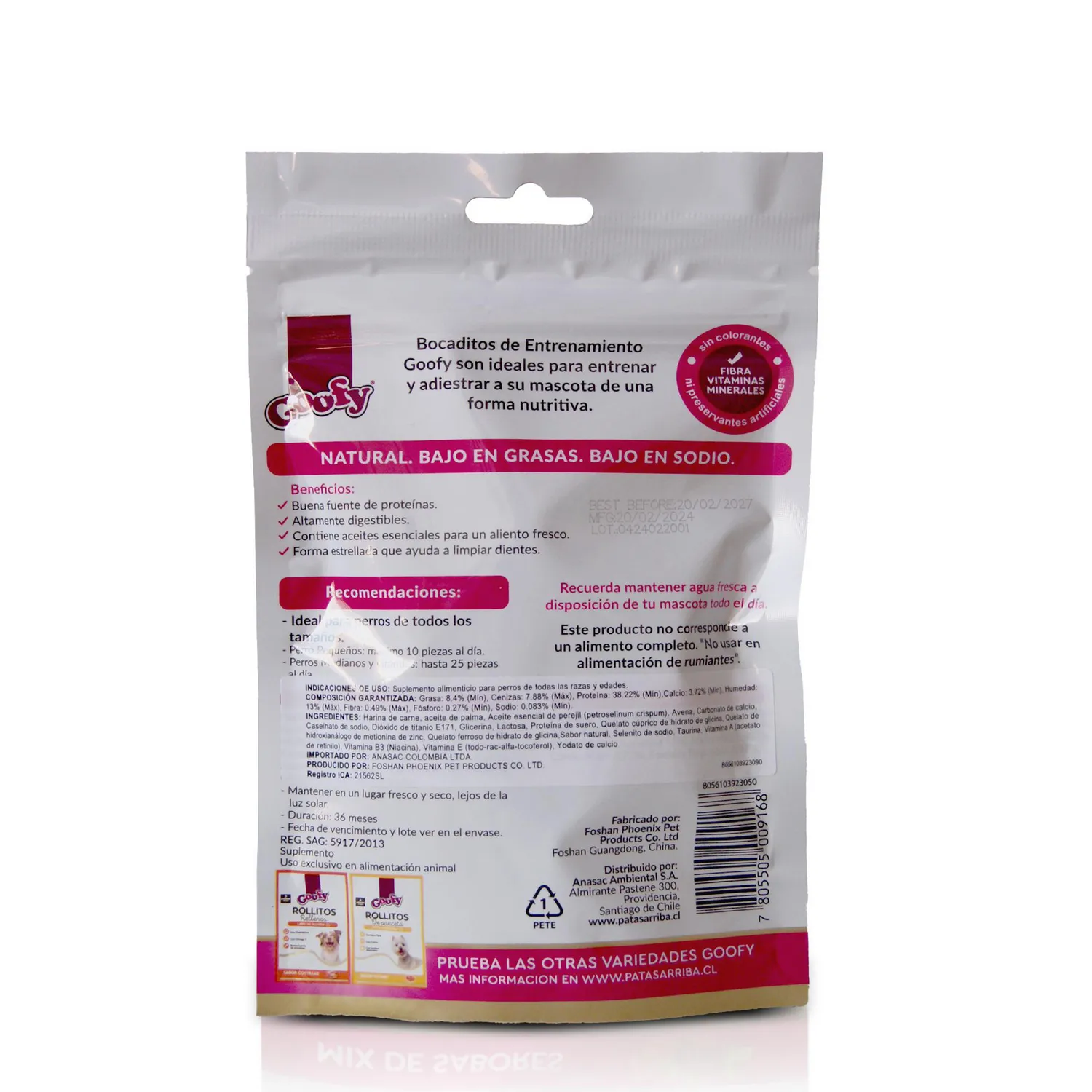 Snack Para Perro Bocaditos Entrenamiento 70 Gramos