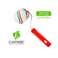 Rodillo Profesional 3" Fijo X 12 Unidades Caribe