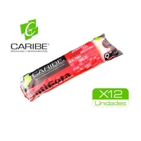 Repuesto Para Rodillo Antigota 9" Franja Amarilla X 12 Unidades Caribe