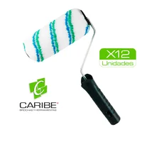 Rodillo Industrial Pop 6" Fijo X 12 Unidades Caribe