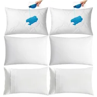 Combo: 2 Almohadas Hotelera + 2 Protectores I+ 2 Fundas