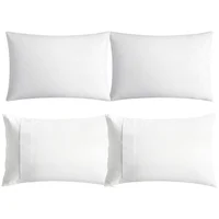 Combo: 2 Almohadas Hotelera + 2 Fundas Algodón 180 Hilos