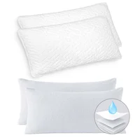 Combo X4: Almohadas + Protectores Algodón 90X50