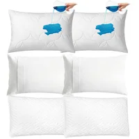 Combo: 2 Almohadas + 2 Protectores + 2 Fundas