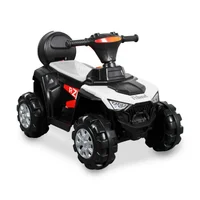 Cuatrimoto Montable Carro Eléctrico Para Niños Ranger Gt Blanco 6V