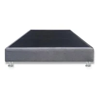 Base Sommier Elegant 100x190 Gris Ecocuero