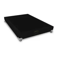 Base Boston Elegant 100x190 Negro Ecocuero