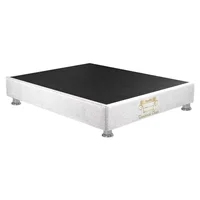 Base Sommier Elegant 100x190 Blanco Microfibra