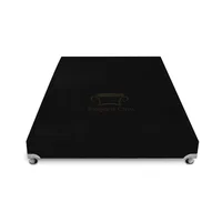 Base Boston Elegant 140x140 Negro Microfibra