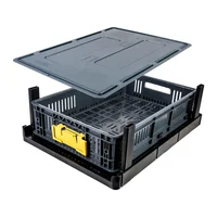 Estantería Plástica Modular Con Estante Organizador + Tapa