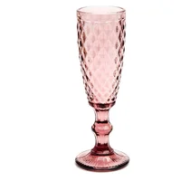 Set x6 Copas Champana Barroco Rose 5.5 Onz