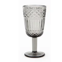 Set x6 Copas Vidrio Tipo Cristal Vintage 10 Oz