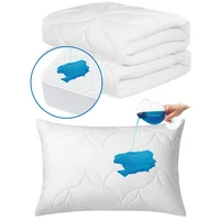 Combo Cama Queen: Cubrecolchón + 2 Protectores Almohada