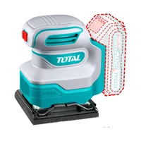 Lijadora Orbital Batería 20V 12000RPM + 5 Hojas de Lija sin Cargador Ni Bat Total Tools Tshsli2014