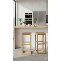 Set x2 Sillas de Bar Treccia Legno Colombia