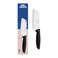 Hachuela 5" Tramontina Plenus En Acero Inoxidable y Polipropileno Negro