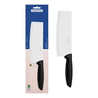Hachuela 7" Oriental Tramontina Plenus En Acero Inoxidable y Polipropileno Negro