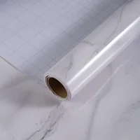 Papel Adhesivo De Mármol Blanco Impermeable Para Encimeras Y Muebles