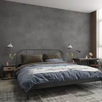 Papel Tapiz Autoadhesivo De Vinilo Estilo Hormigón Gris Oscuro Impermeable