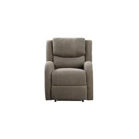 Sillón Reclinable Eléctrico Moderno Tapizado en Chenille para Sala de Estar