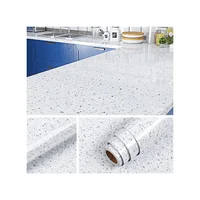 Papel Adhesivo De Mármol Blanco Livelynine Para Encimeras Impermeable y Duradero