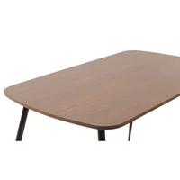 Juego de Comedor 4 puestos Metal Nataniel 70x120x75 cm