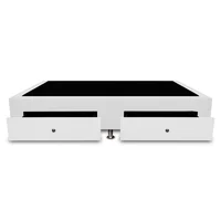 Base Cama Con Cajones 90x190 Blanco Ecocuero