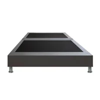 Base Cama Sommier Dividida 200x200 Gris Ecocuero