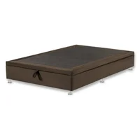 Base Cama Baul Hidraúlica 140x190 Café Ecocuero